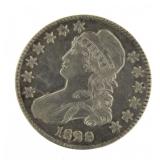 1829 Capped Bust Silver Half Dollar