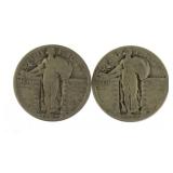 1927 Full Date Standing Liberty Silver Quarter