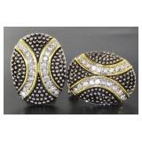 Marily Monroe Collection Large Fashion Earrings