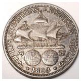 1893 Columbian Expo Half Dollar