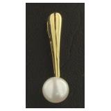 14kt Gold 7 mm Pearl Large 24.7 mm Pendant