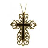14kt Gold 27.8 mm Cross Pendant