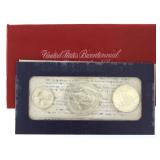 1976 Bicentennial 3 pc Uncirculated Set