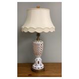 Gorgeous Vintage Bohemian Crystal Hand Painted