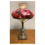 Vintage Lamp w/ Rose Shade