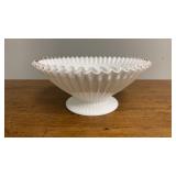 Large Fenton SilverCrest Ruffle Bowl