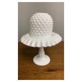 Vintage Fenton Hobnail Fairylamp