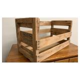 Rustic Advertising Fruit Crate