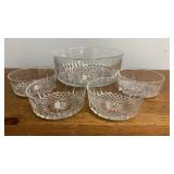 Vintage 5pc Berry Bowl Set