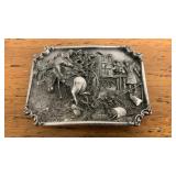 Vintage Bronc Belt Buckle