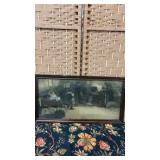 Estate Antique Framed Picture