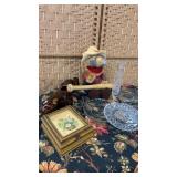 Box with Gramps, Mini Bat, planter