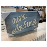 Gone Surfing 24" Sign