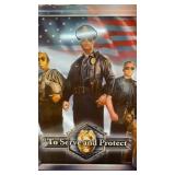 Metal Sign To Serve & Protect