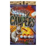 Happy Campers Metal Sign