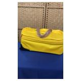 21" Yellow Duffle Bag on Wheels