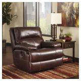Ashley u990 LEATHER Swivel Rocking Recliner
