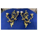 2pc Gold Wall Decor