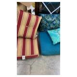 2 Preowned Chair Cushions & Pillow