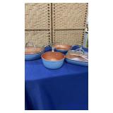 6 Pc Simply Ming Metallic Platinum Cookware