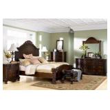 Ashley North Shore 5 Pc King Panel Bedroom Suite