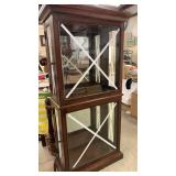 Solid Wood Cherry Sliding Door Curio