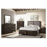 King - Brenta 5 pc Storage Bedroom Suite