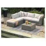 Ashley P301-070 Outdoor Sectional w/Ottoman