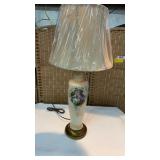 Victorian Lamp with new Shade