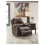 Ashley U33301 Rackingburg Leather Rocker Recliner