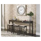 Ashley D397-223 Bar Table & 3 Stools