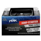 Peak Jump Starter 700 Amp w/USB & Work Lights