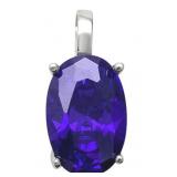 Beautiful 2.50 ct Oval Tanzanite Pendant