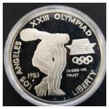 1983-S Olympic Silver Proof Dollar
