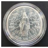 1989-D Congress Silver Dollar