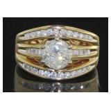 14kt Gold Brilliant 1.50 ct Diamond Ring