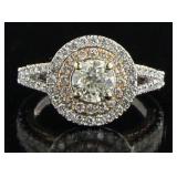 14kt White & Rose Gold 1.90 ct Diamond Ring