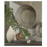 Ashley A8010146 Carine Gray Metal 18" Mirror