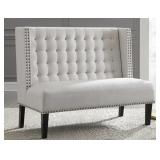 Ashley A3000116 Tufted  Wingback Accent Bench