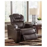 Ashley 754 PWR Recliner w/ADJ Head Rest