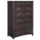 Ashley B568 Mission Style Highboy Chest