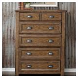 Pulaski Heartland Falls Oak Highboy Chest