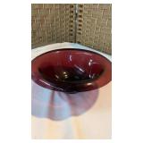 10" Wide Purple Bowl