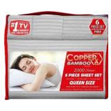 Queen Copper Bamboo 6 pc Sheet Set