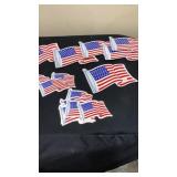 (8) Large Magnetic Flags & Stickers