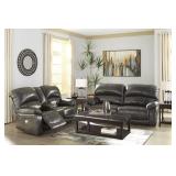 Ashley U52403 Leather PWR REC Sofa & Love Seat