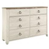 B267-31 Willowton Dresser Base