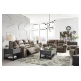 Ashley 39905 Stoneland DBL REC Sofa & Love Seat