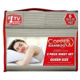 King Copper Bamboo 6 pc Sheet Set