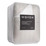 King Woven Down Alternative Birch Comforter Set